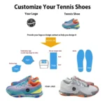 Customized Sports Brand Style Tennis Shoes Professional Tennis Shoes High Quality Outdoor Tennis Shoes Gym Tennis Shoes Sneakers - Image 2